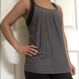 Active top with sports bra (XS)